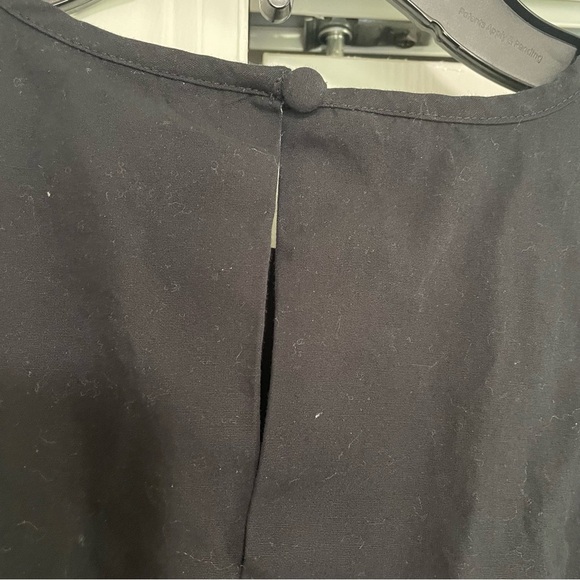 Banana Republic Black Dress Lightweight Spring ShortSleeved Size Small - Picture 6 of 8